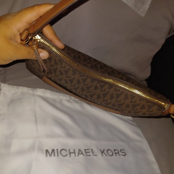LARGE MICHAEL KORS BROWN SHOULDER BAG - Picture 3 of 8